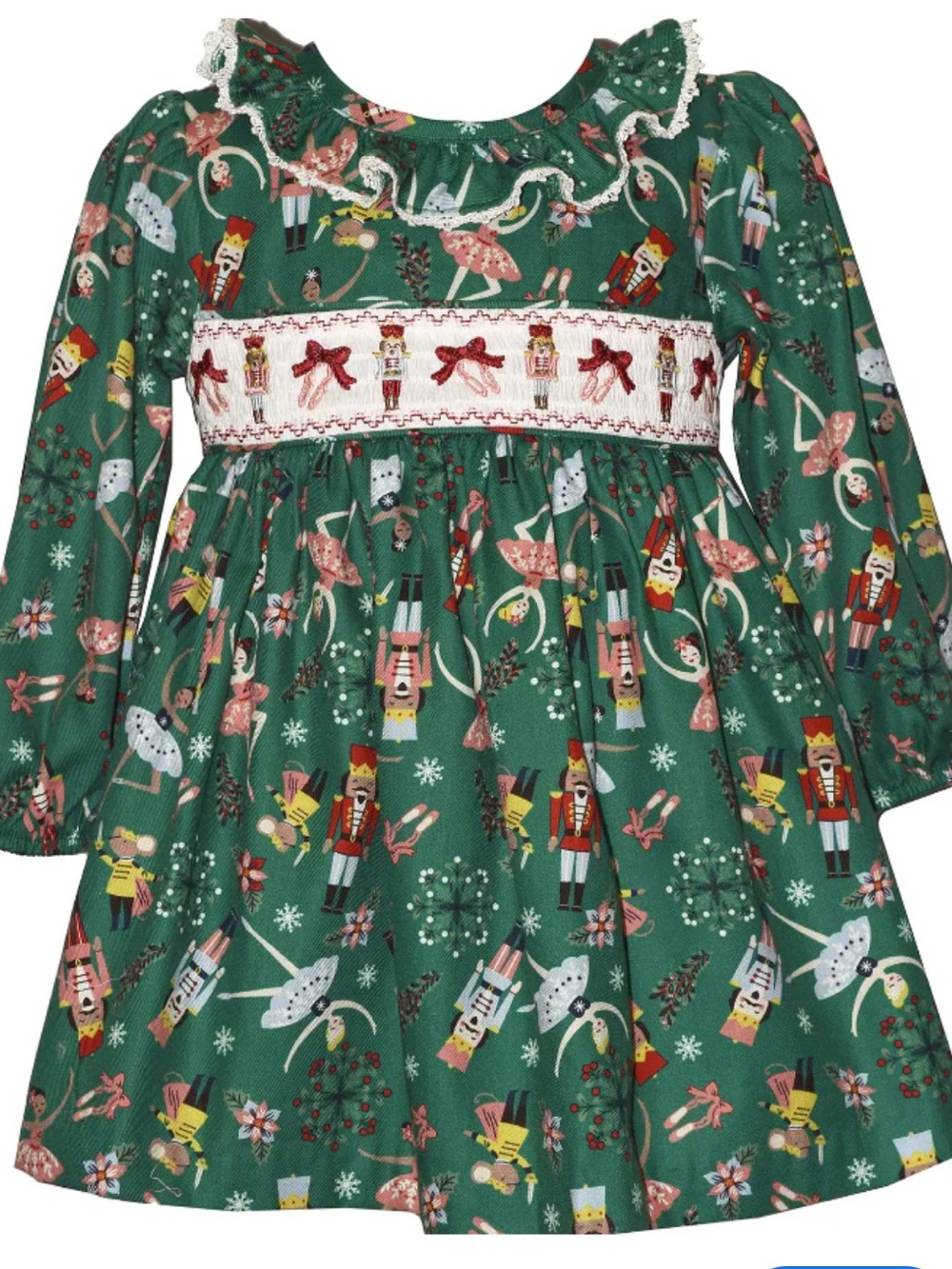 Baby Girls Smocking Nutcracker Holiday Dress ☀️